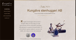 Desktop Screenshot of kungalvsstenhuggeri.se