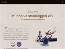 Tablet Screenshot of kungalvsstenhuggeri.se